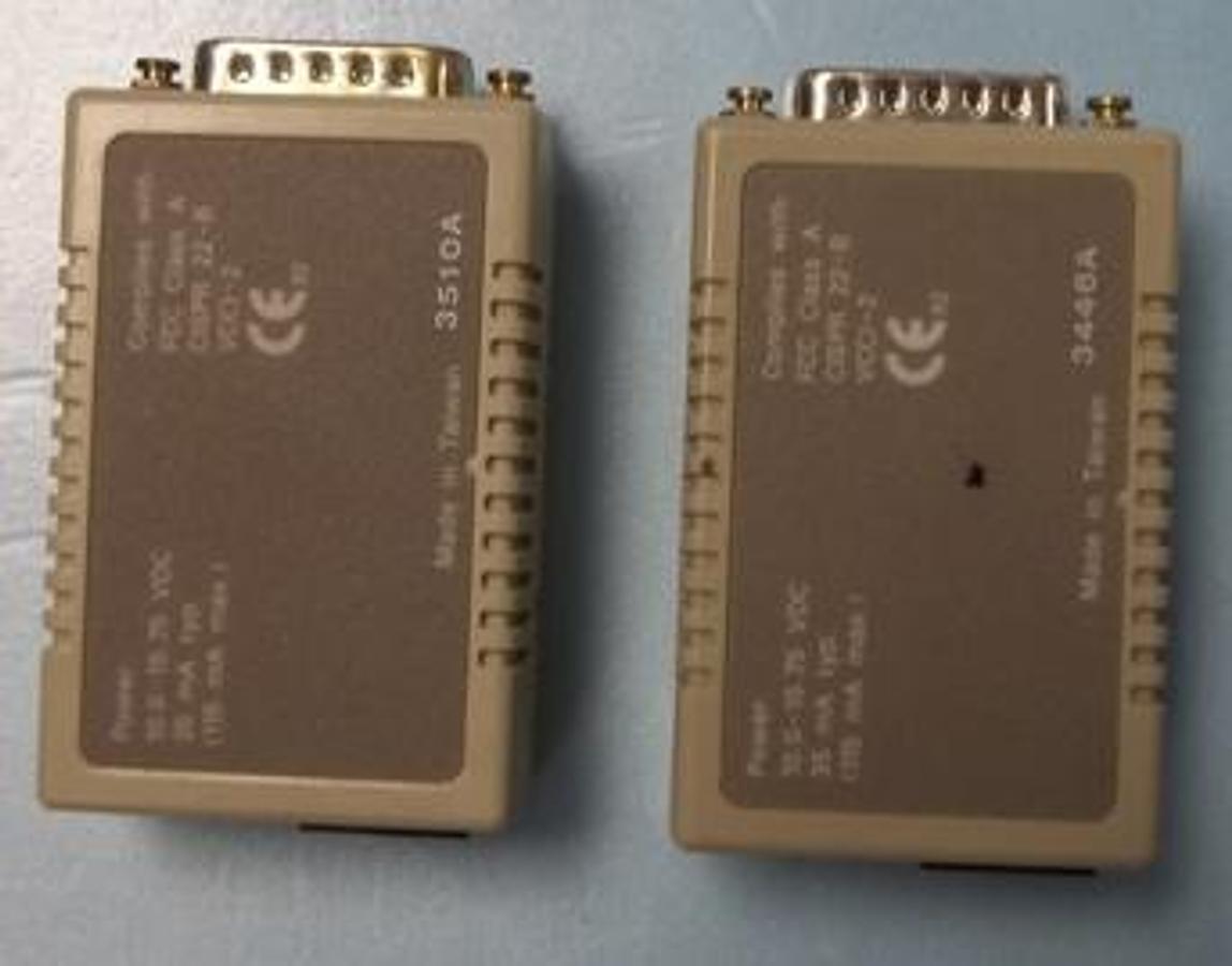 Used HEWLETT PACKARD 28685B ETHER TWIST TRANSCIEIVER POWER: 10.0-15.75 VDC 35 MA TYP (115 MA MAX) 1. 3446A 2. 3510A.