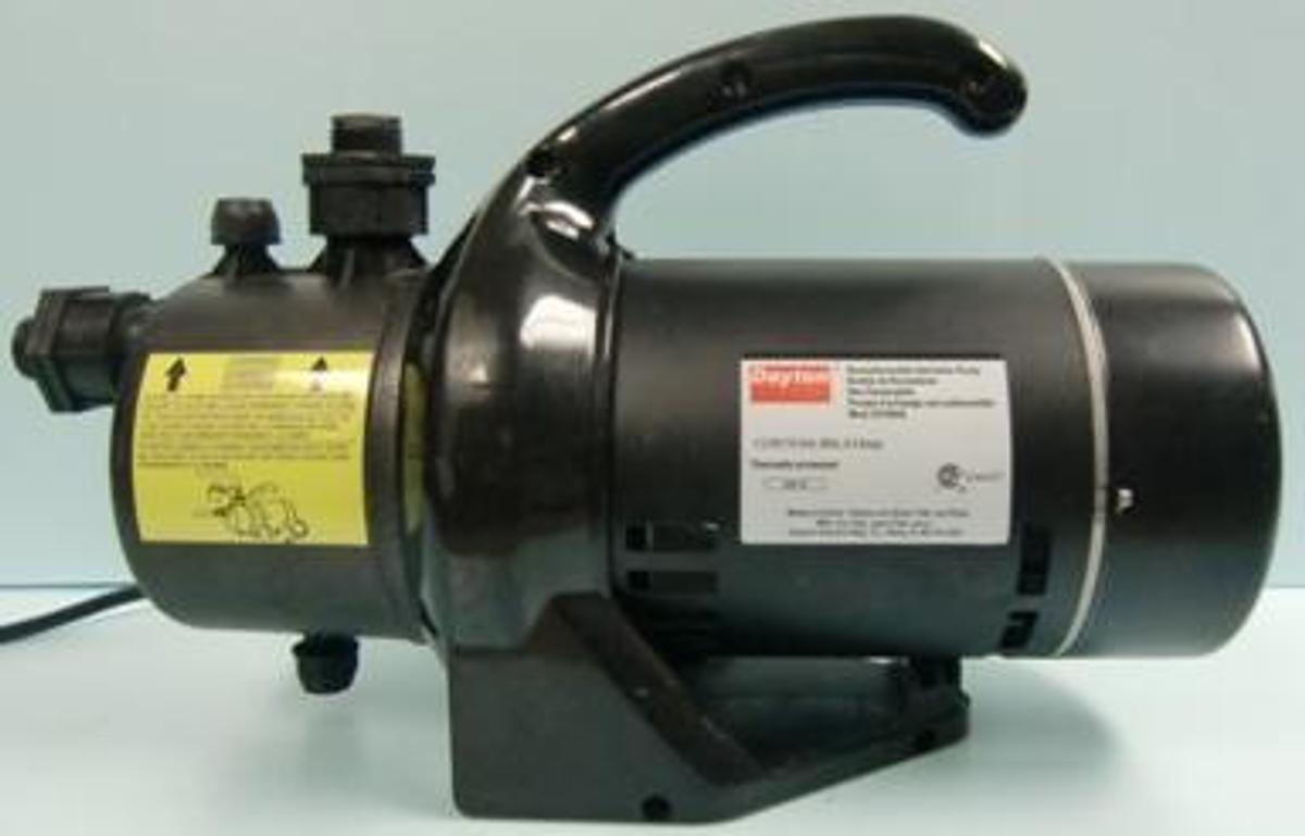 Used DAYTON ELECTRIC MFG.CO. NON SUBMERSIBLE SPRINKLER PUMP MODEL NO.3YU60A SRN.0813 ½ HP