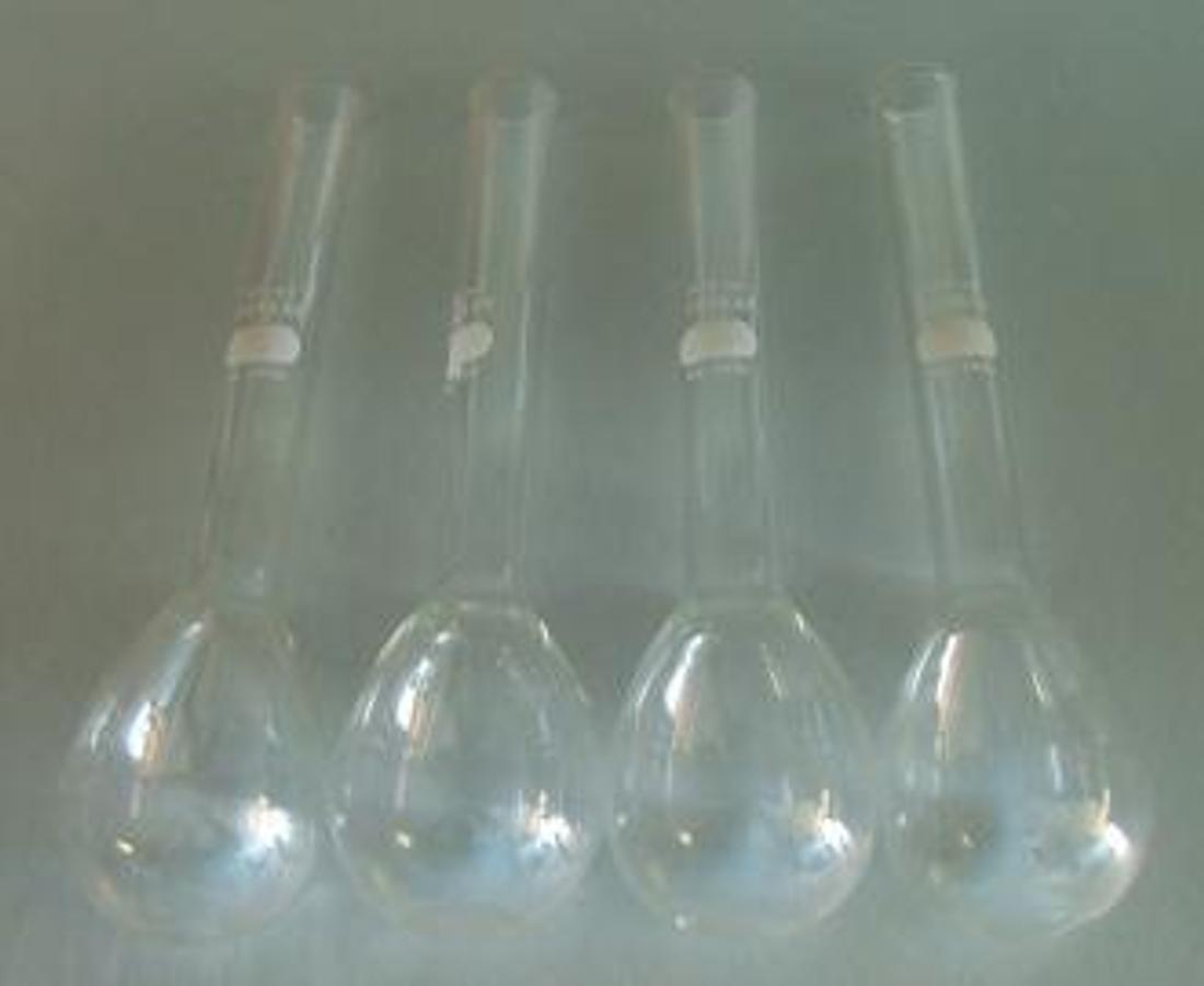 Used QTY. 4. PYREX NO. 5420 KJELDAHL FLASKS