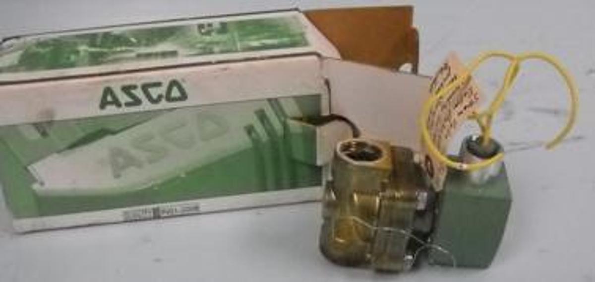 Used ASCO RED HAT AUTOCLAVE STEAM VALVE. USE REBUILD KIT NO. 31 2702. NEW. .
