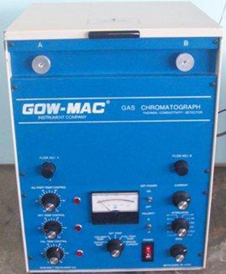 Used GOW-MAC PORTABLE GAS CHROMATOGRAPH THERMO CONDUCTIVITY DETECTOR MODEL: 69-350