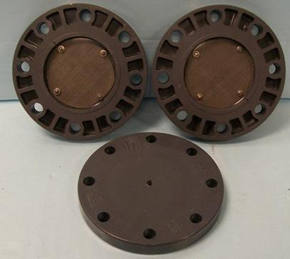 Used QTY. 3. 4" BLIND FLANGE