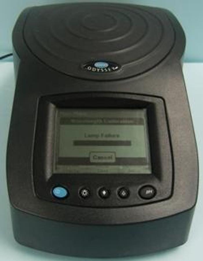 Used QTY. 1. HACH DR 2500 SPECTROPHOTOMETER ODYSSEY P/N 56000-60