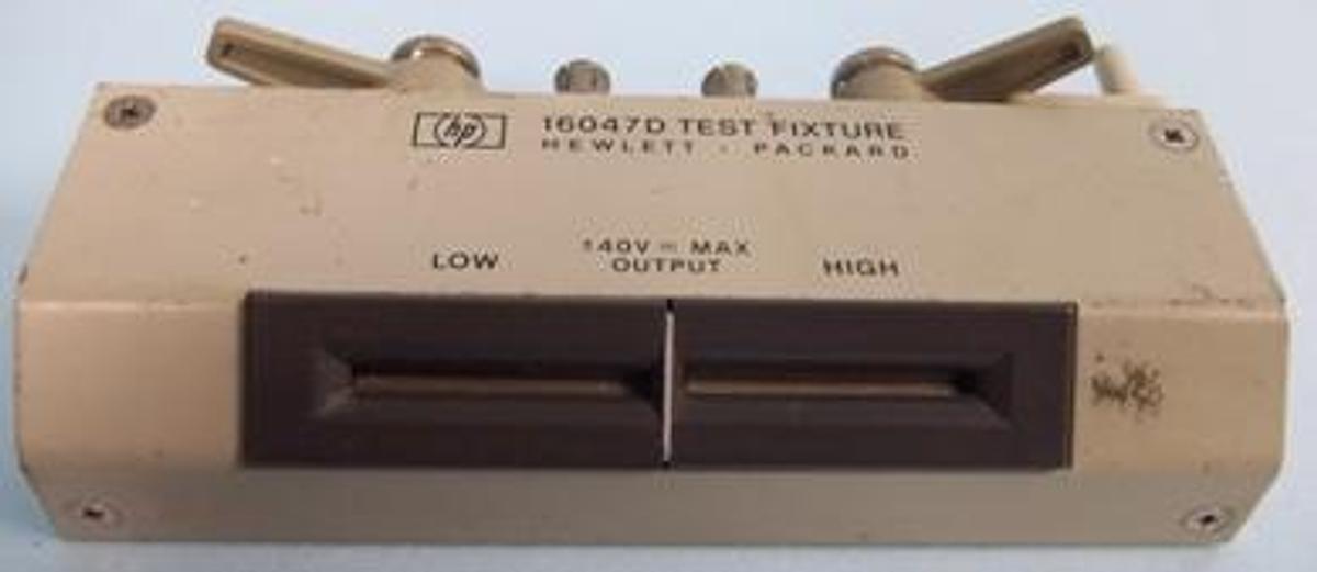 Used HEWLETT PACKARD 16047D TEST FIXTURE