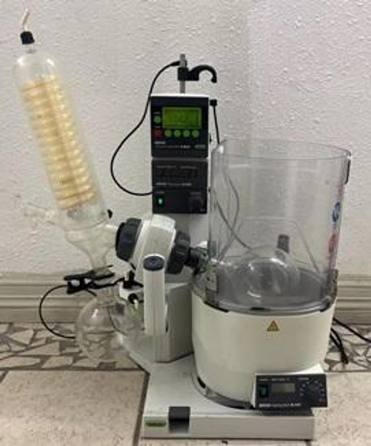 Used BUCHI ROTAVAPOR R-205 EVAPORATOR B-490 BATH V-850 CONTROLLER (BAD BATH