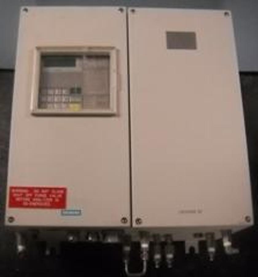 Used SIEMENS OXYMAT 5F ISO BUTANOL OXYGEN ANALYZER % VOL. 02. (OXYGEN)7MB1010-OBG10-OBB1-Z-Y11