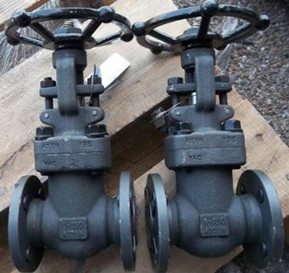 Used WILLIAMS VALVE CORPORATION 1" 150 A105N FLANGED RAISED FACE GATE VALVE