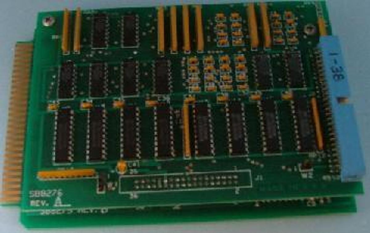 Used CAMILLE / DOW CHEMICAL CIRCUIT BOARD COMPUTER CARDS (DUAL CARD) REV. A. SB8275. SB8276.