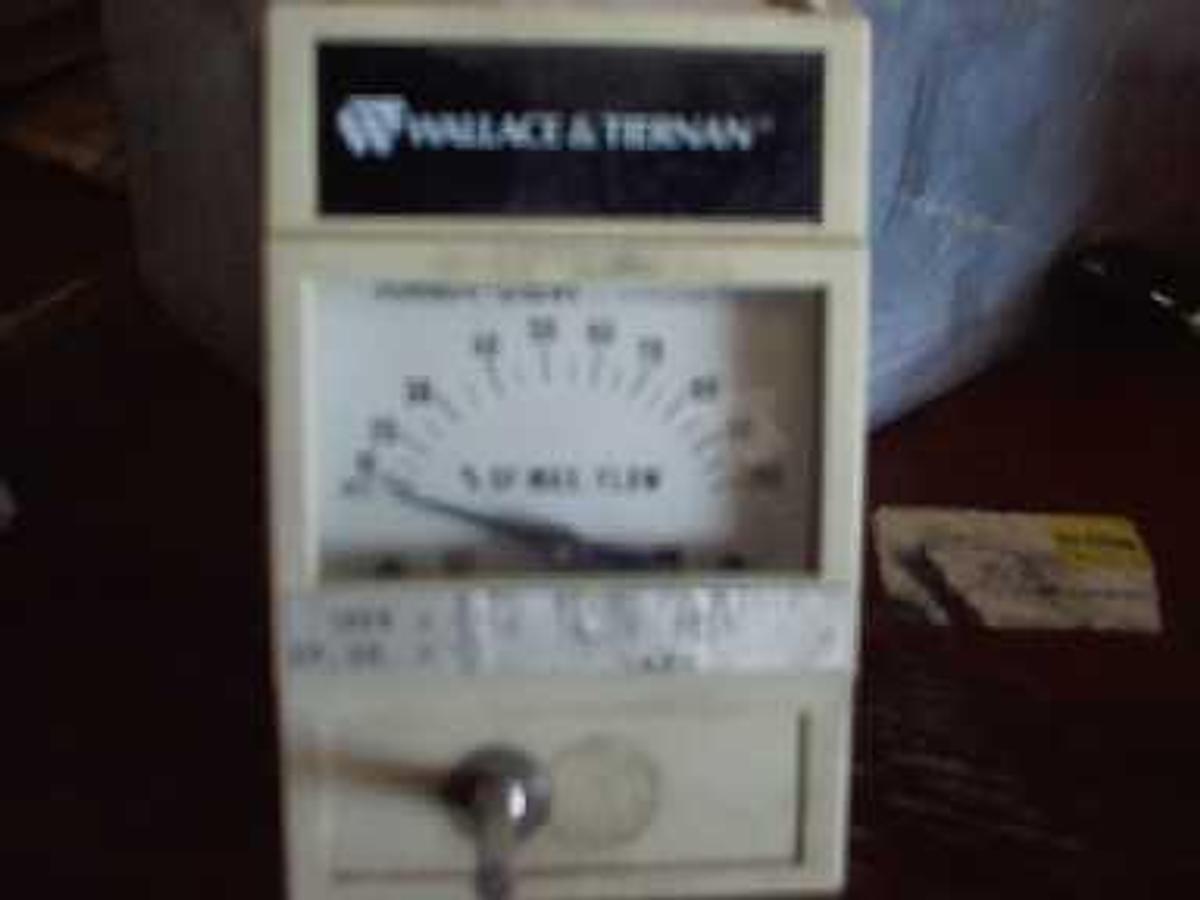 Used QTY. 1. WALLACE & TIERNAN ARMORED PURGE METER