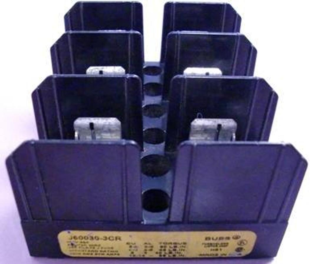 Used BUSS 3 POLE FUSE HOLDER