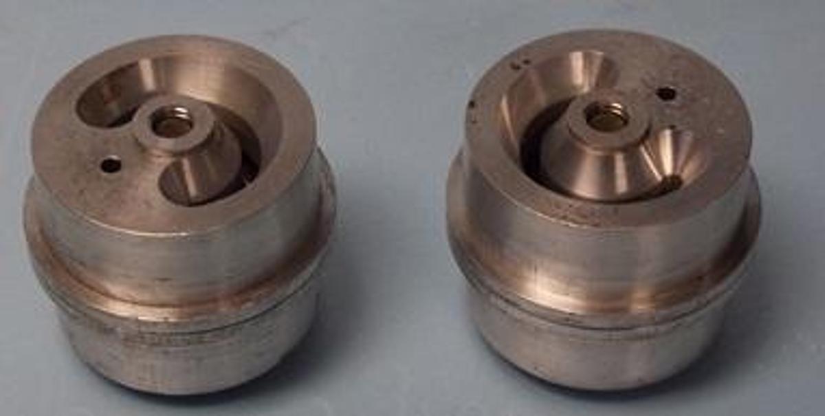 Used ALUMINUM ROLLERS 3.5" DIAMETER.