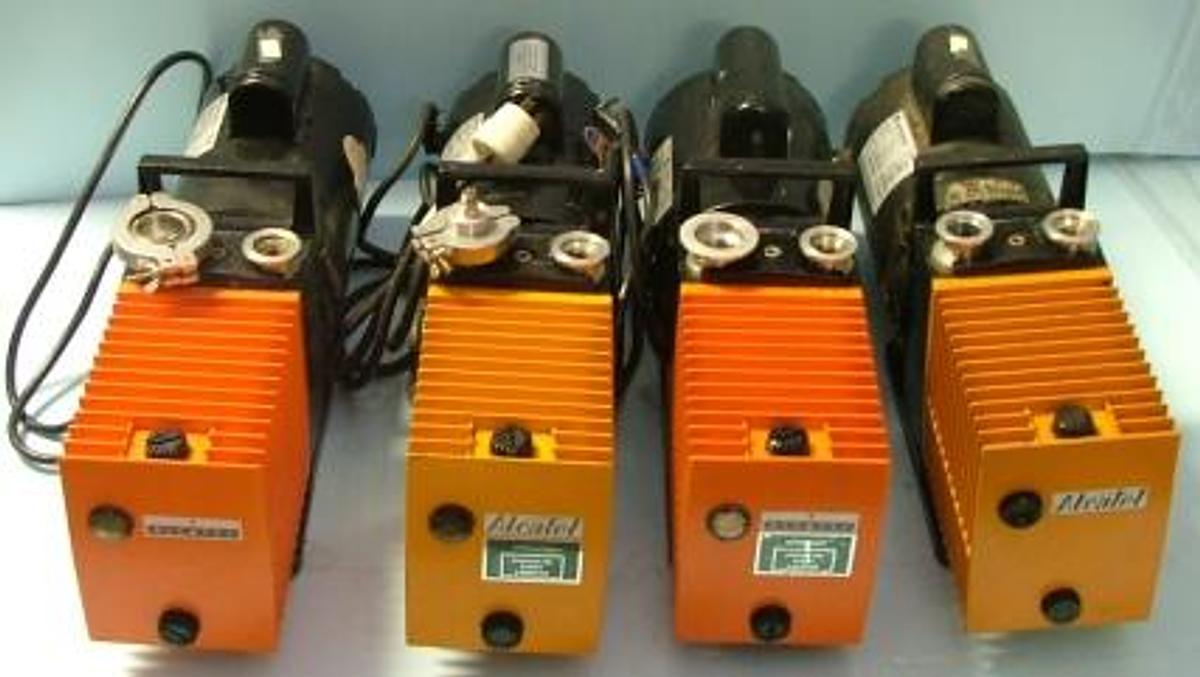 Used QTY. 1. ALCATEL VACUUM PUMP MODEL: 20102A