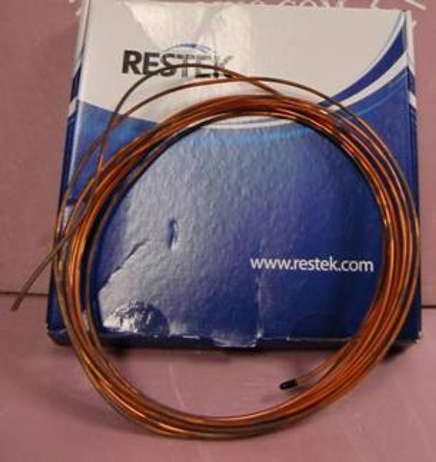 Used RESTEK COPPER TUBING CAT: 22628 LOT: 661246 1/8" O.D. X 0.065" I.D. LENGTH 10 FT. USED CONDITION IN ORIGINAL PACKAGING.