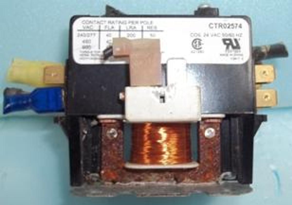Used HERM. REFRIG. COMP. CTR02574 COIL 24 VAC 50/60 HZ CONTACT
