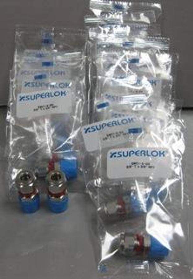 Used QTY. 17. SUPERLOK 3/8" TUBE X 3/8" NPT