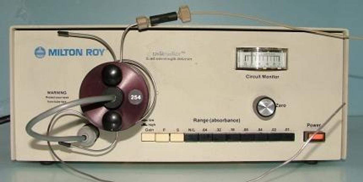 Used MILTON ROY UV MONITOR FIXED WAVELENGTH DETECTOR
