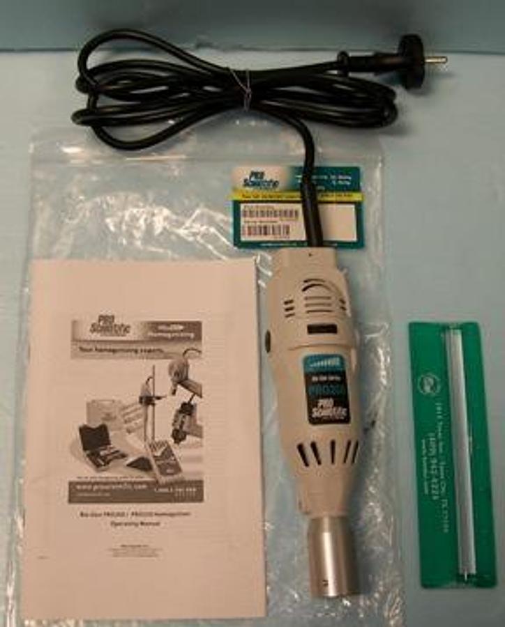 Used QTY. 1. BIO-GEN SERIES PRO 200 PRO SCIENTIFIC HOMOGENIZER MODEL: PRO 200