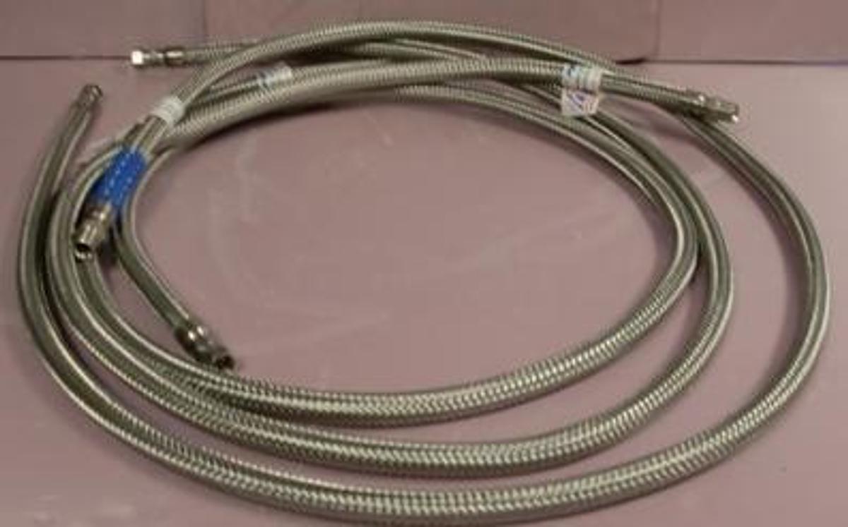 Used HOSE MASTERS STAINLESS STEEL BRAIDED METAL HOSES