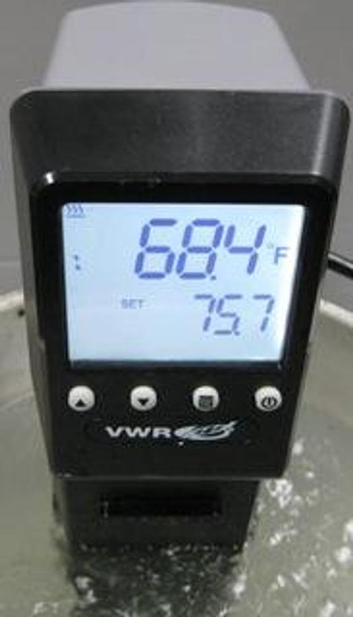 Used QTY. 1. VWR INTERNATIONAL IMMERSION HEATER CIRCULATOR