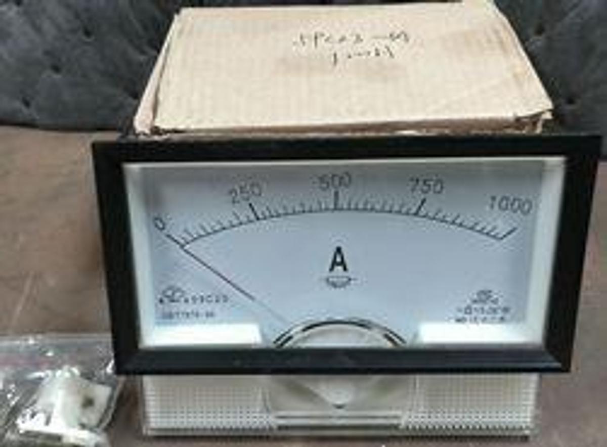 Used SIEMENS MC 0-1000 AMP GAUGE