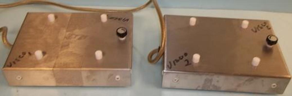 Used QTY. 2. SCHOTT GERATE GMBH TYPE: VZ 6244 STAINLESS STEEL STIRRERS