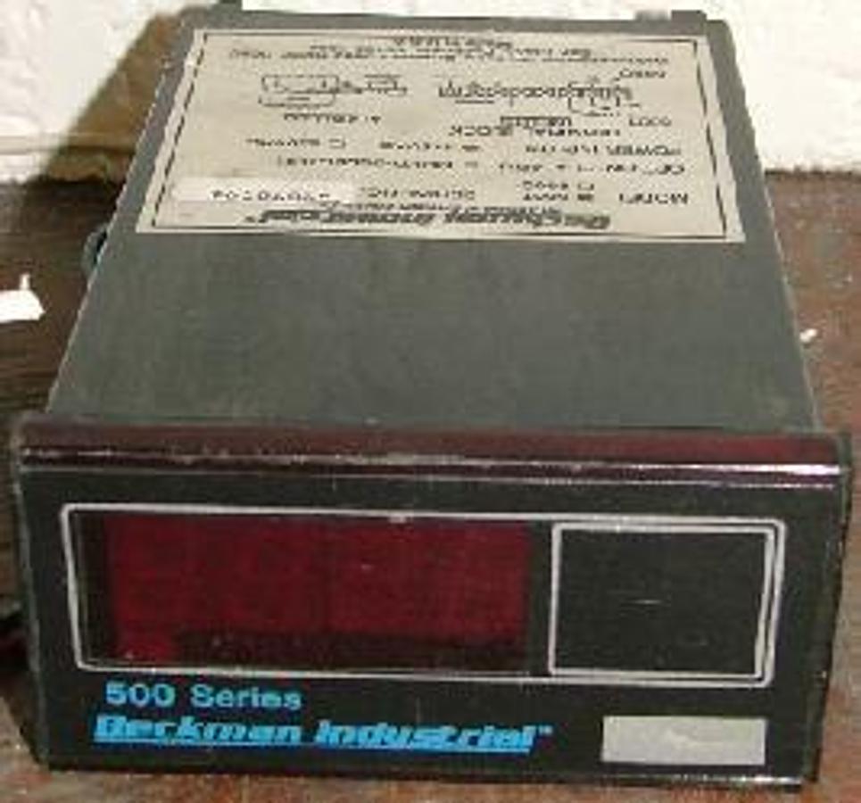 Used QTY. 1. BECKMAN INDUSTRIAL 500T SERIES