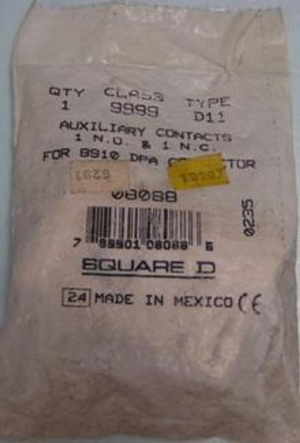 Used SQUARE D AUXILIARY CONTACTS