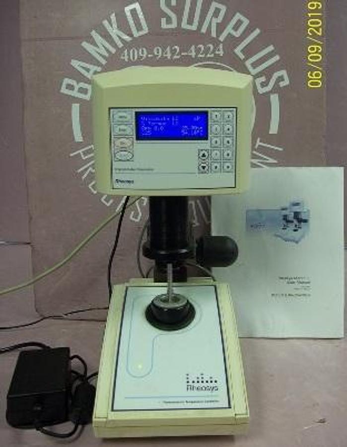 Used QTY. 1. RHEOSYS MERLIN II PROGRAMMABLE VISCOMETER 12 VDC