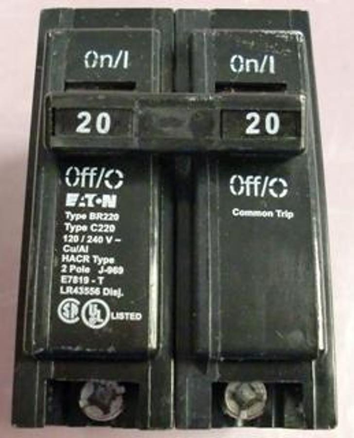 Used QTY. 1. BREAKER TYPE BR220