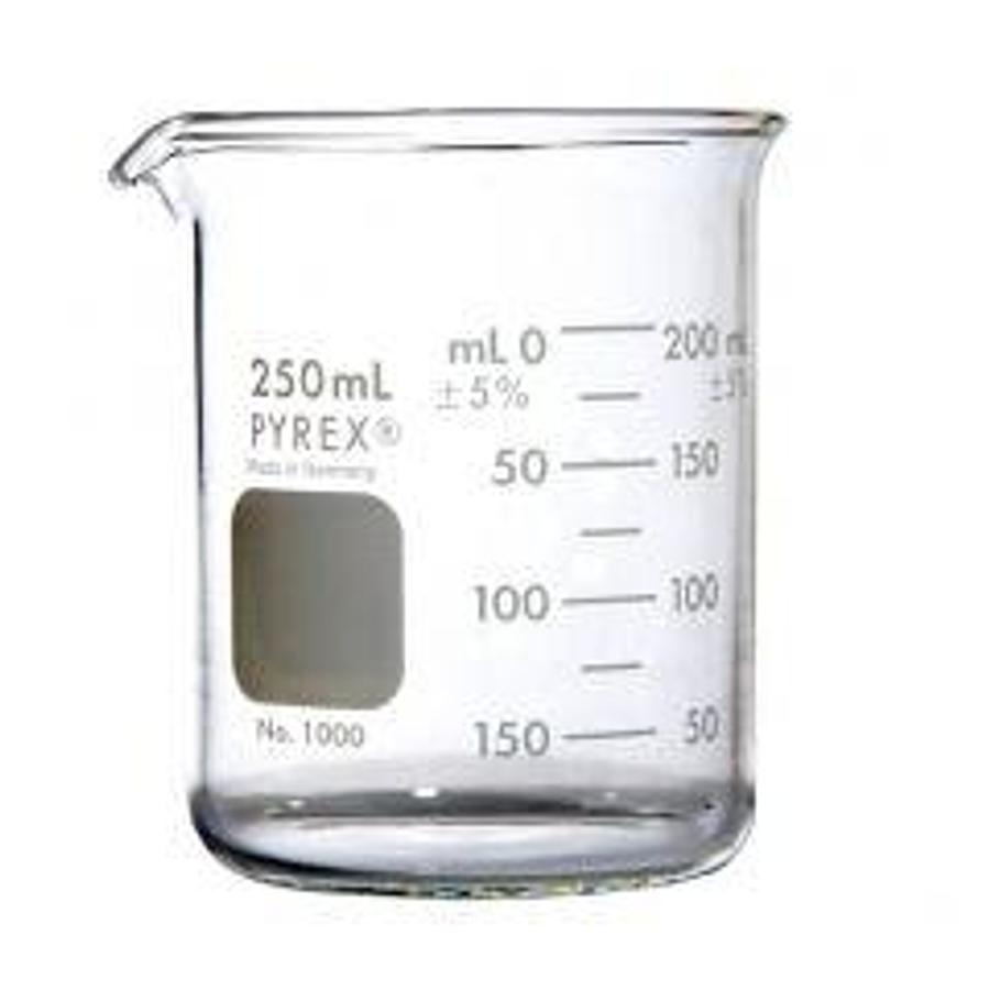Used QTY. 11. CASES 12 PER CASE PYREX® GRIFFIN LOW FORM 100 ML BEAKER