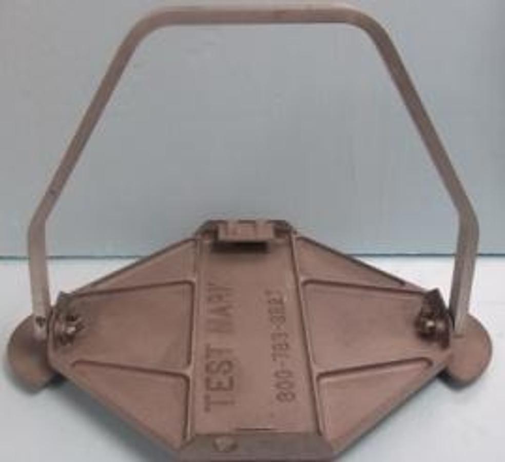 Used TEST MARK SLUMP TEST BASE CA-0370 THIS CAST-ALUMINUM BASE PROVIDES A STURDY