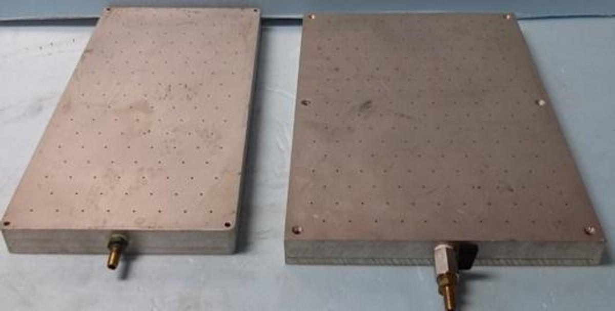 Used ALUMINUM PLATES PERFORATED FOR AIR OR WATER?