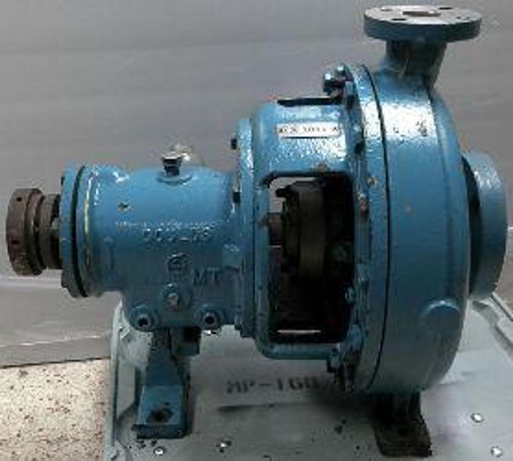 Used GOULDS PUMP MODEL 3196 1.5" X 3" FLANGED ANSI B73.1 PROCESS CENTRIFUGAL PUMP IMPELLER. DIA: 10.87 760CC060.2.