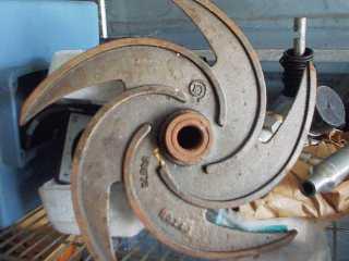 Used GOULDS PUMP IMPELLER 10-1/2"