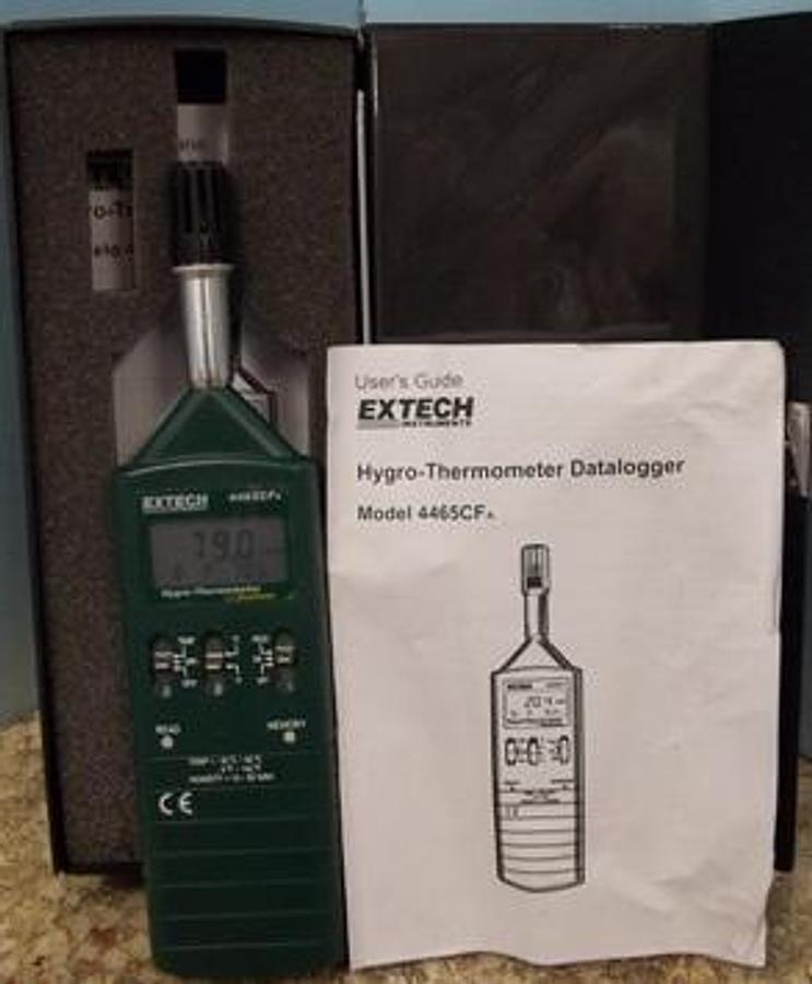 Used EXTECH INSTRUMENTS HYGRO-THERMOMETER PLUS DEW POINT MODEL: 4465CFA