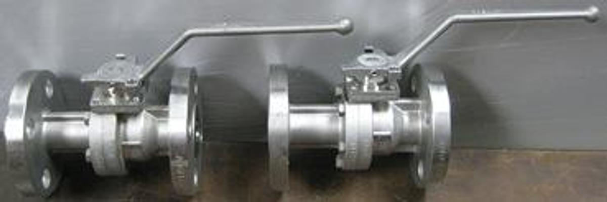 Used CHEMAT CAPRO 329 1" 300 FLANGED RAISED FACE CF8M BALL VALVE 2 PIECE CF8M 1-300 720 @ 100 DEG F
