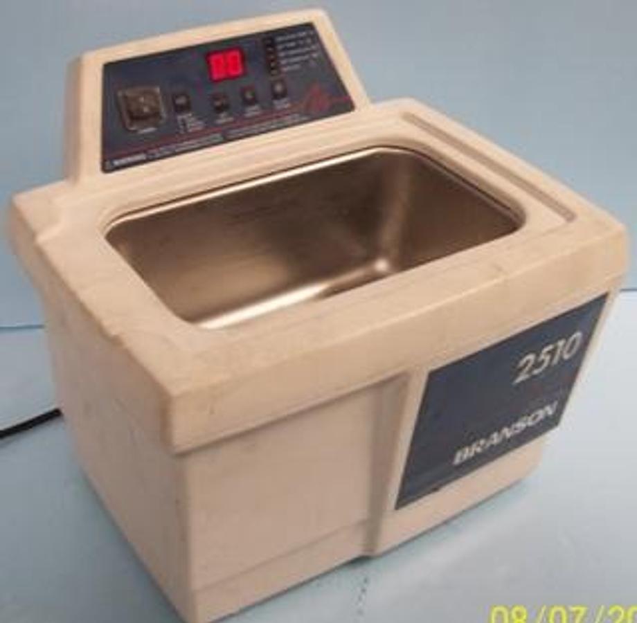 Used QTY. 1. BRANSONIC 2510 ULTRASONIC CLEANER MODEL: 2510R-DTH