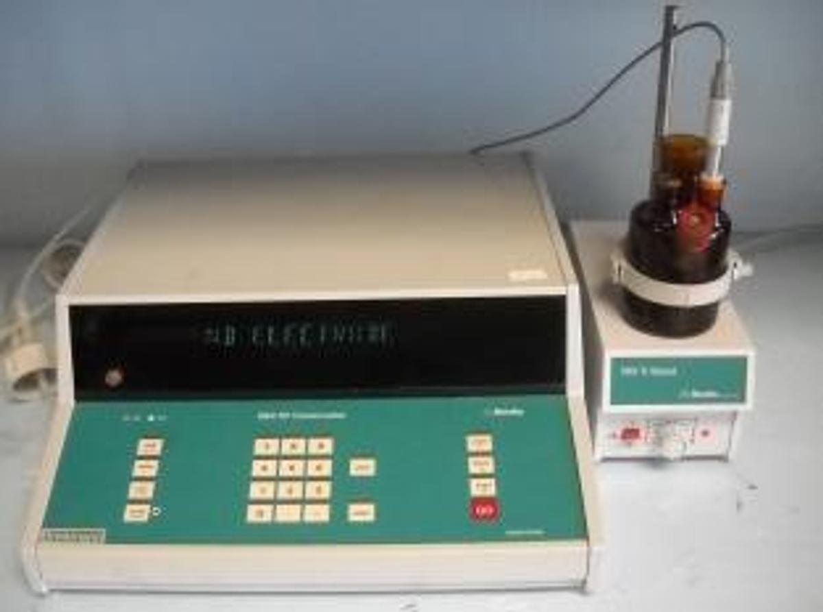 Used QTY. 1. METROHM 684 KF COULOMETER 1.684.0013 NR. OM9/184 117V