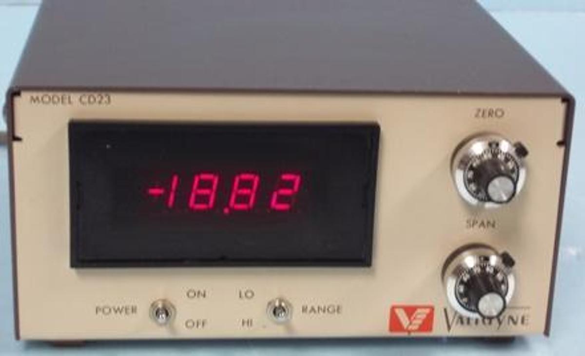Used VALIDYNE PRESSURE INDICATOR MODEL: CD23 SERIAL: 100172 115V.