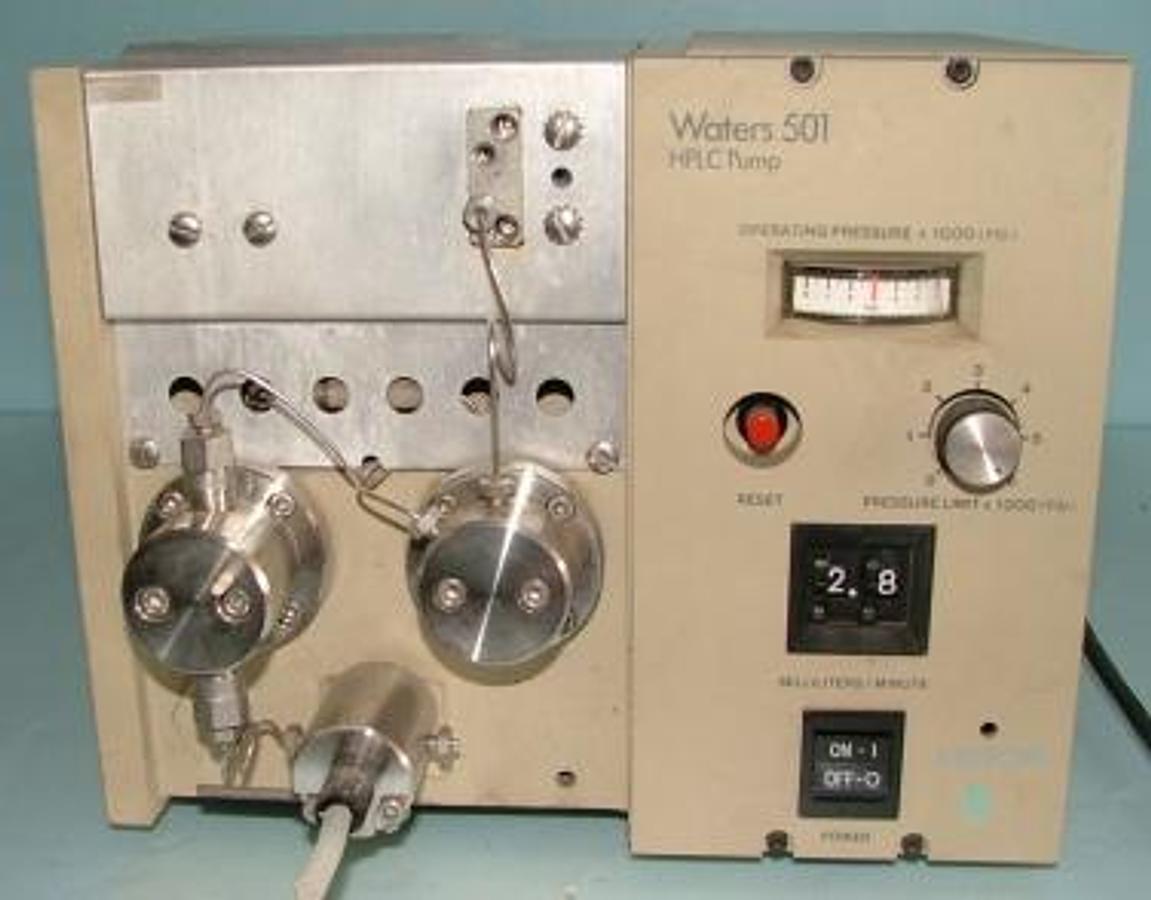 Used QTY. 1. MILLIPORE WATERS 501 HPLC PUMP