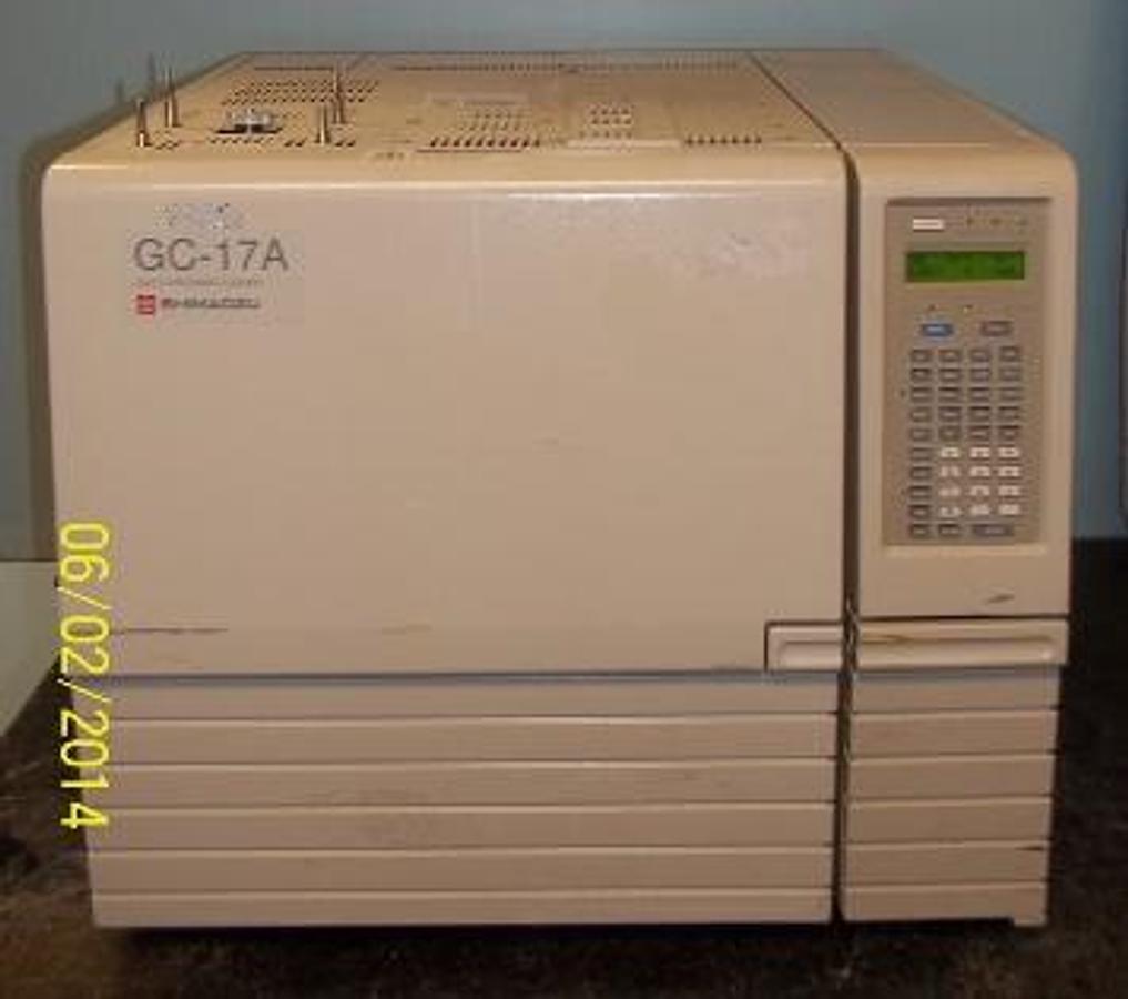 Used QTY. 1. SHIMADZU GC-17A GAS CHROMATOGRAPH VERSION 0.3
