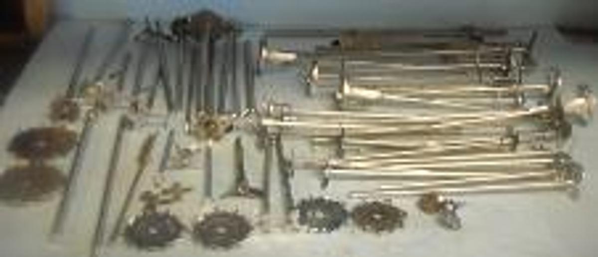 Used QTY. 42. MIXING RODS 6 COWELS HI-SHEAR IMPELLERS