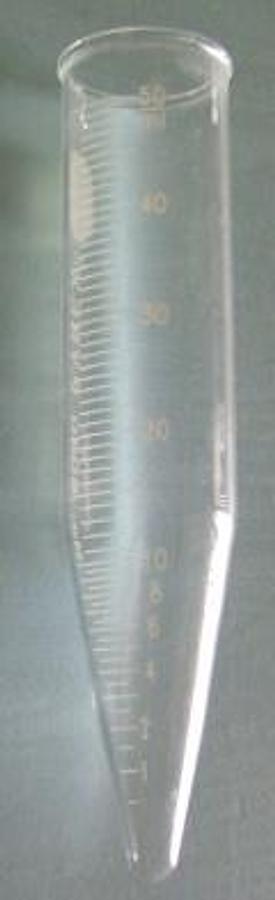 Used QTY. 1. PYREX CENTRIFUGE TUBE NO. 8080 50 ML