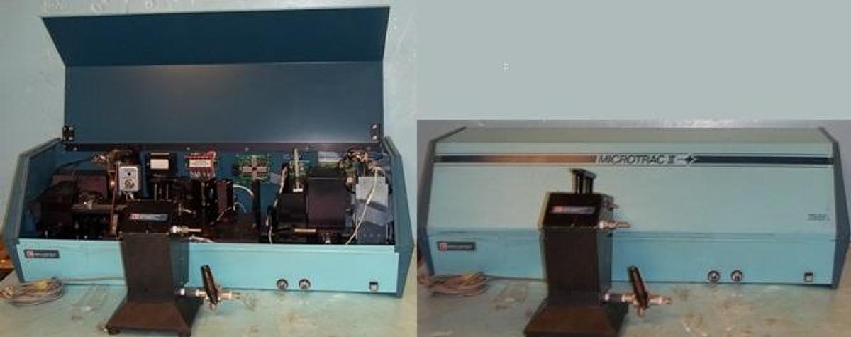 Used QTY. 1. LEEDS & NORTHROP MICROTRAC II PARTICLE SIZE ANALYZER 117VAC +\- 10% 48-62HZ 170VAC MAX MODEL 159705