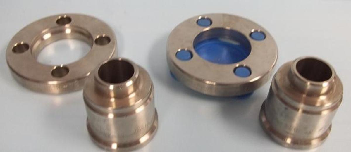 Used SIFCO STAINLESS INSERT FLANGES. 2-PC P/N: SA-182