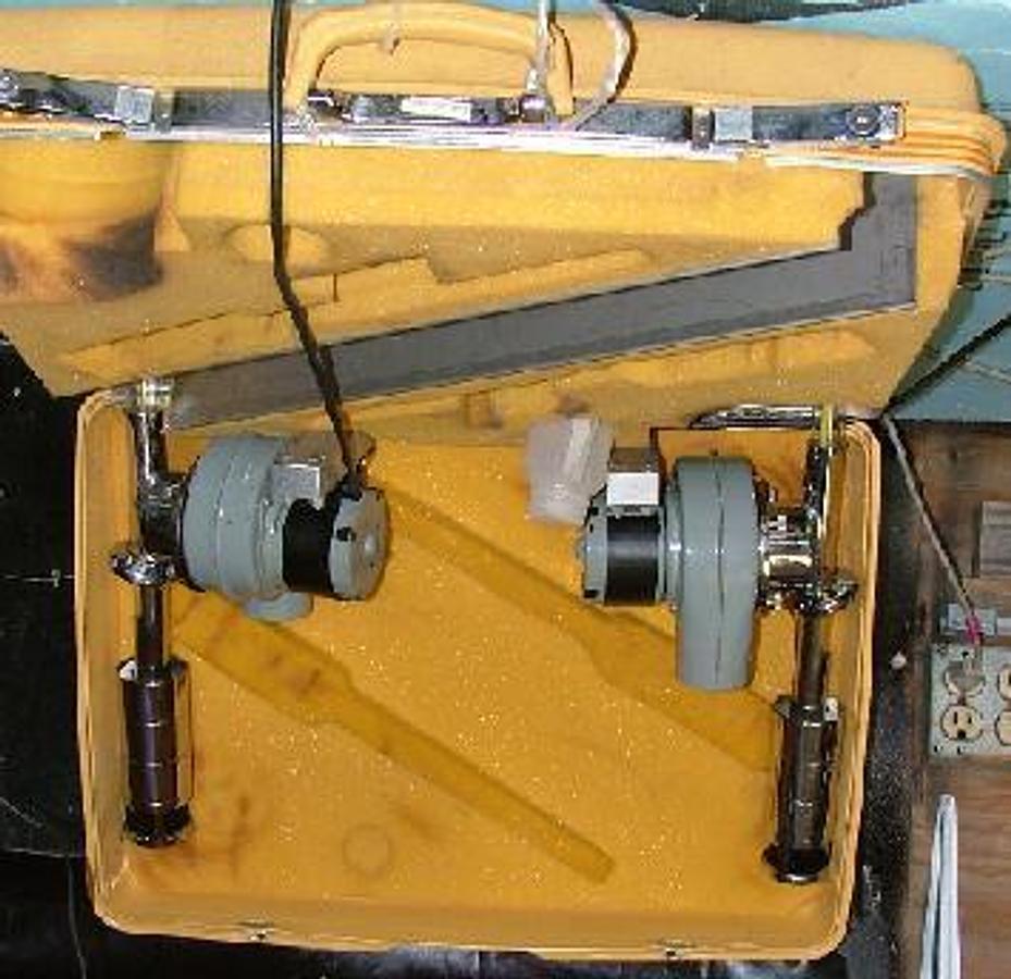 Used PORTABLE FUME EXHAUST BLOWER WITH THERMOMETER