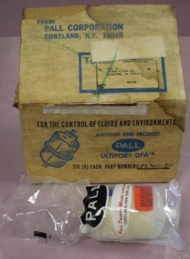 Used PALL TRINITY MICRO CORPORATION ULTIPOR DFA DISPOSABLE FITTER ASSEMBLY