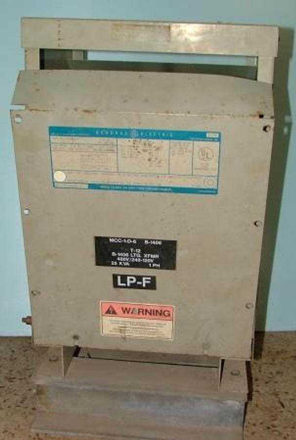 Used GENERAL ELECTRIC SPECIALTY TRANSFORMER OPERATION MODEL 9T23B2671 TYPE QL WT