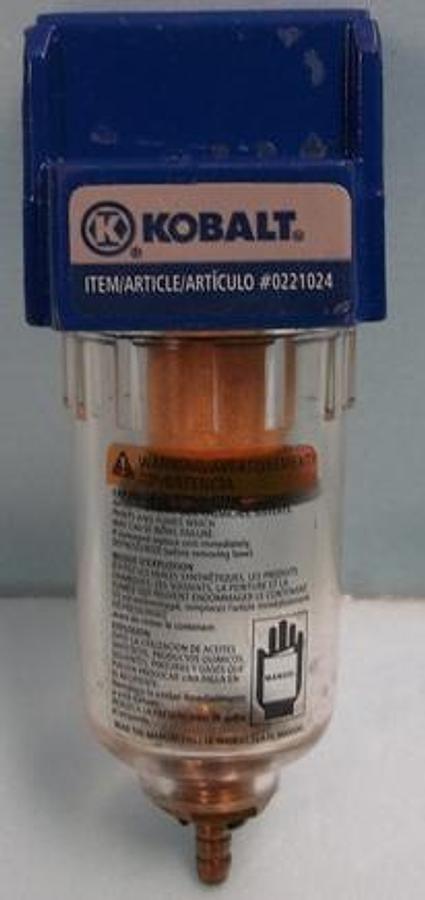 Used QTY. 1. KOBOLT ITEM NO.: 0221024 MODEL NO.: SGY-AIR10 MAX. PRES.: 150 PSI MAX. TEMP. : 125 DEG. F.