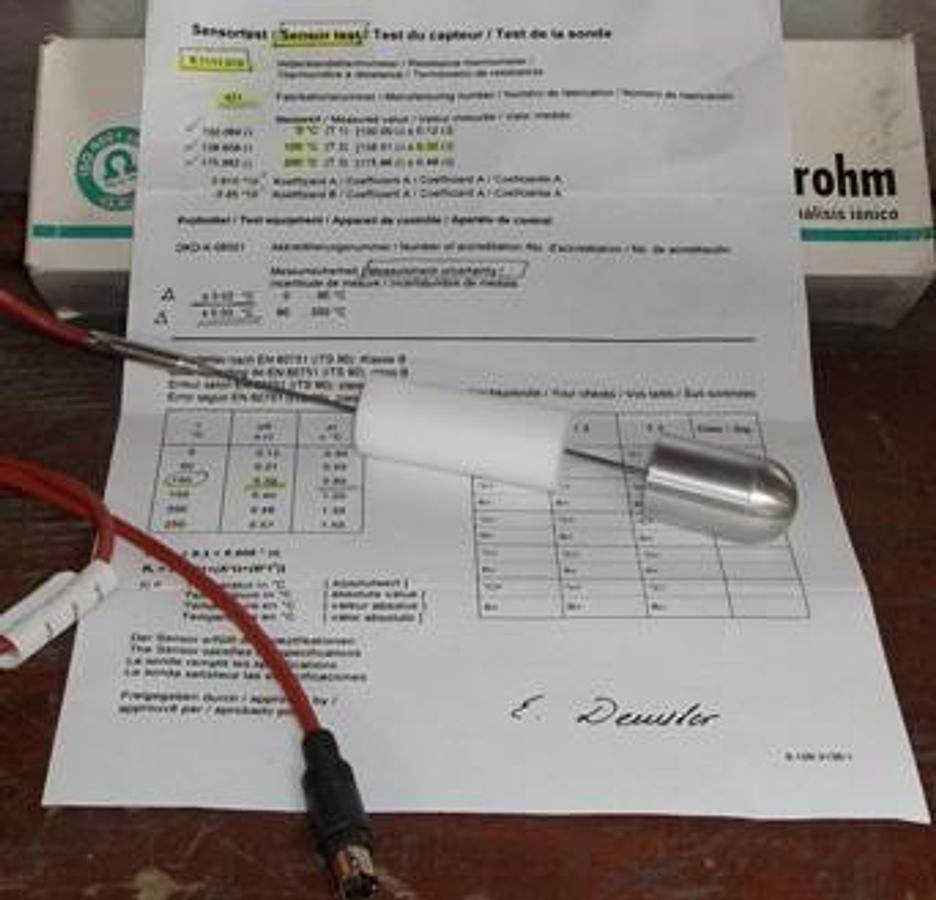 Used METROHM SENSOR TEST
